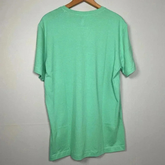 Psycho Bunny Shirt Mens Green Classic Logo Top V Neck Preppy Tee 5 NEW - Picture 5 of 8